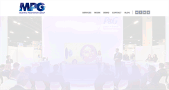 Desktop Screenshot of mpg-events.com